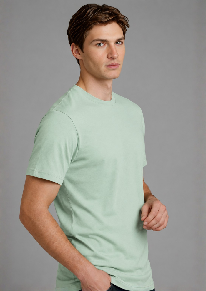 Men’s Regular Fit Essential T-Shirt – Mint Green