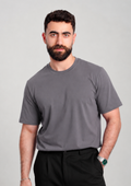 Men’s Regular Fit Essential T-Shirt – Dark Gray