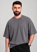 Men’s Oversized Essential T-Shirt – Dark Gray