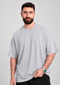 Men’s Oversized Essential T-Shirt – Light Grey