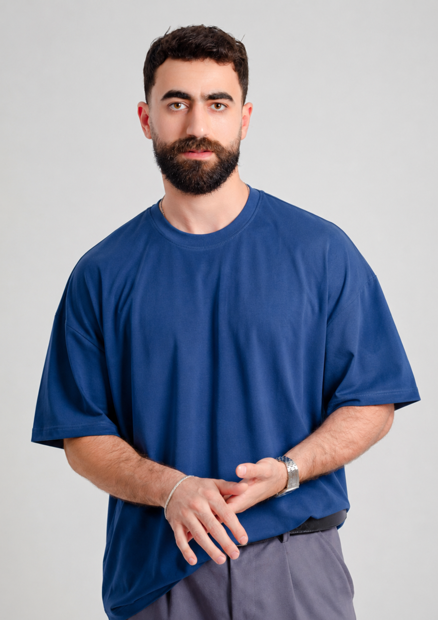 Men’s Oversized Essential T-Shirt – Navy
