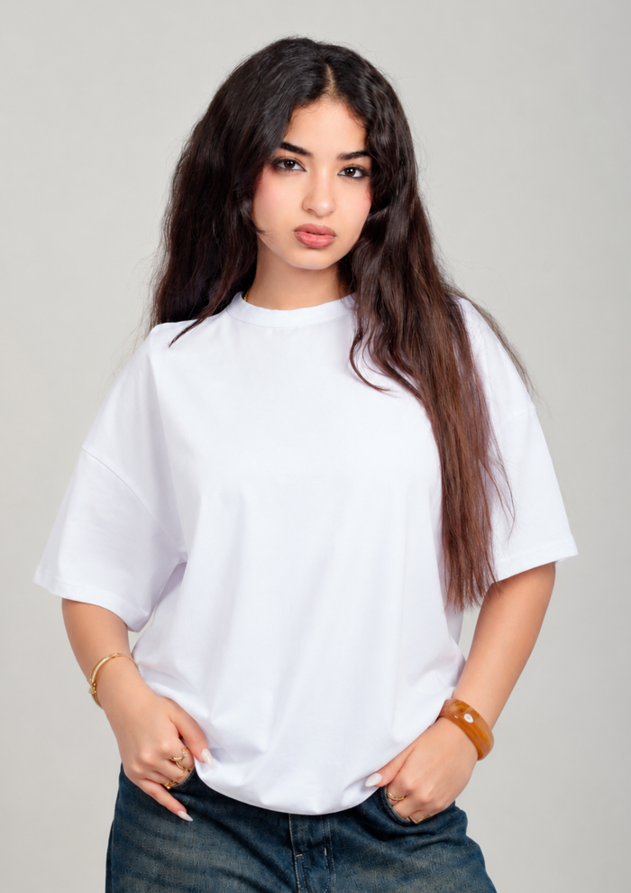 Women’s Oversized Essential T-Shirt – White